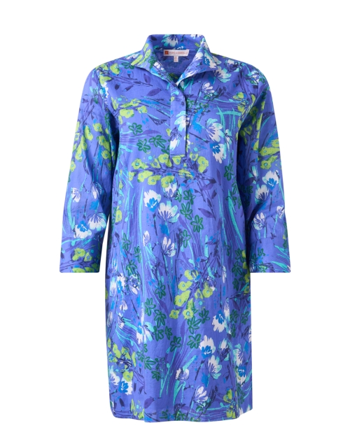 Product image - Jude Connally - Helen Blue Floral Print Dress