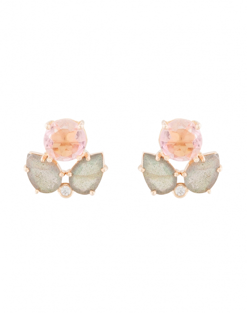 Product image - Atelier Mon - Rosaline and Labradorite Stud Earrings