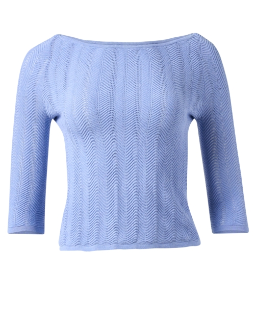 Product image - Burgess - Jackie Blue Pointelle Sweater