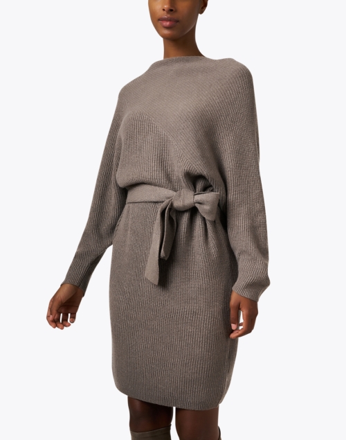 Front image - Brochu Walker - Leith Taupe Knit Dress