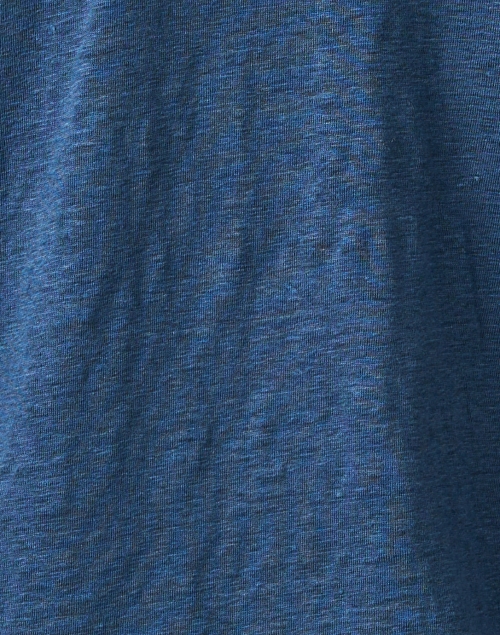 Fabric image - Majestic Filatures - Blue Stretch Linen Shirt