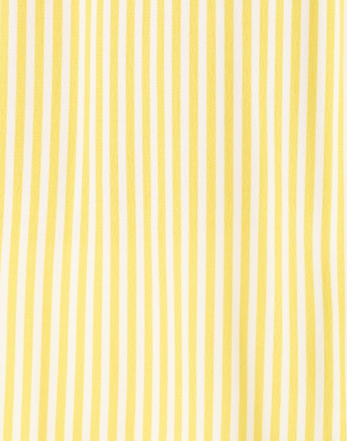 Fabric image - Piazza Sempione - Yellow and Ecru Stripe Shirt
