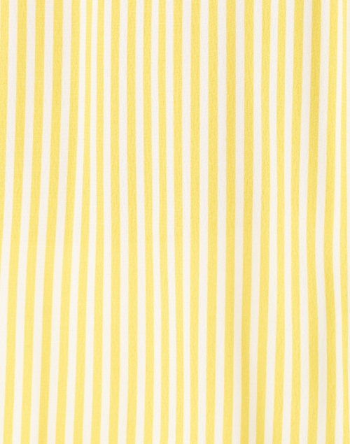 Fabric image - Piazza Sempione - Yellow and Ecru Stripe Shirt