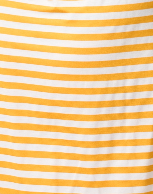 Fabric image - Southcott - Veronica Mango Striped Cotton Jersey Dress