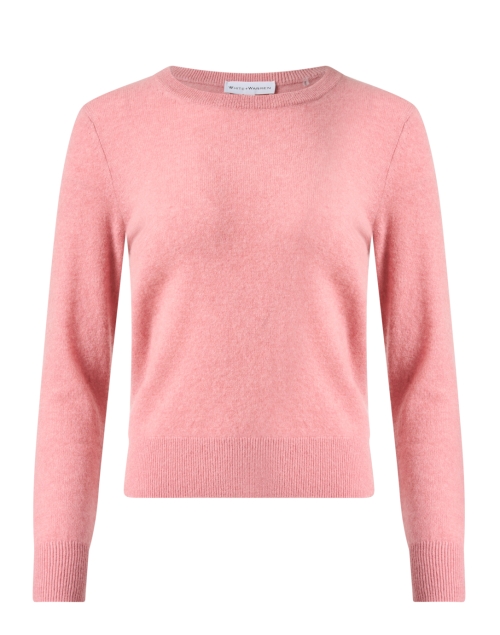 Product image - White + Warren - Pink Cashmere Crew Neck Sweater
