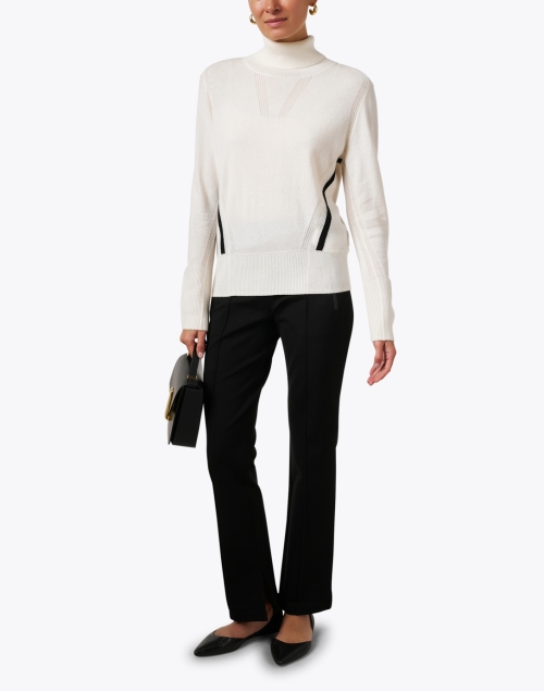 Ivory Wool Cashmere Sweater 