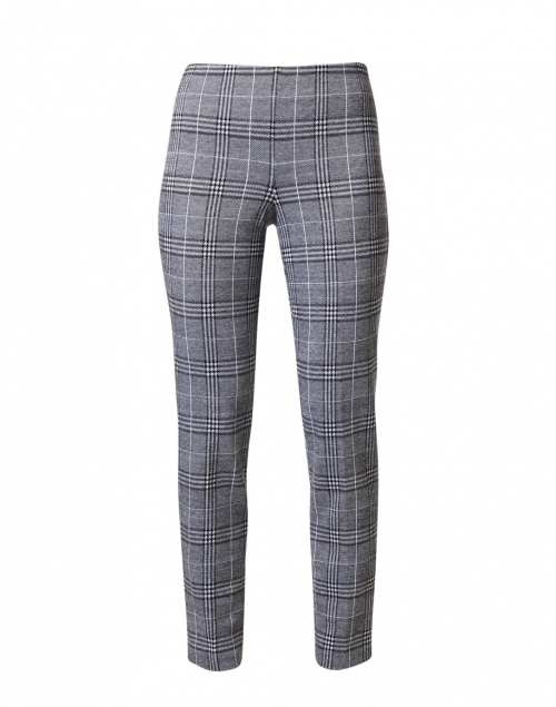 Product image - Ecru - Springfield Black and White Plaid Stretch Cotton Pant