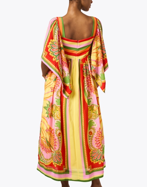 Back image - Farm Rio - Multi Scarf Print Dress 