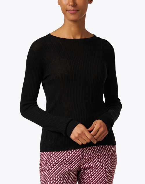 Front image - Marc Cain - Black Wool Sweater