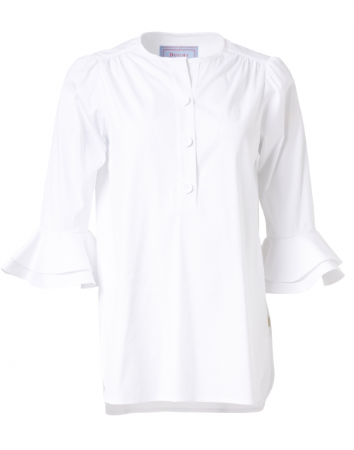 Product image - Dovima Paris - Wren White Stretch Cotton Shirt