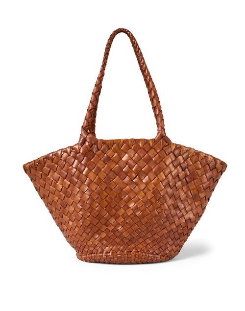 Back image - Loeffler Randall - Kai Brown Woven Leather Tote Bag