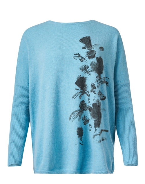 Product image - WHY CI - Blue Print Wool Sweater