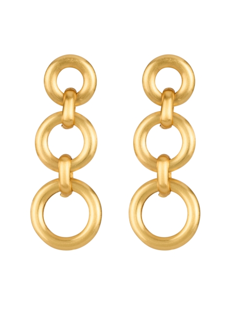 Product image - Dean Davidson - Gold Linear Triple Drop Earrings