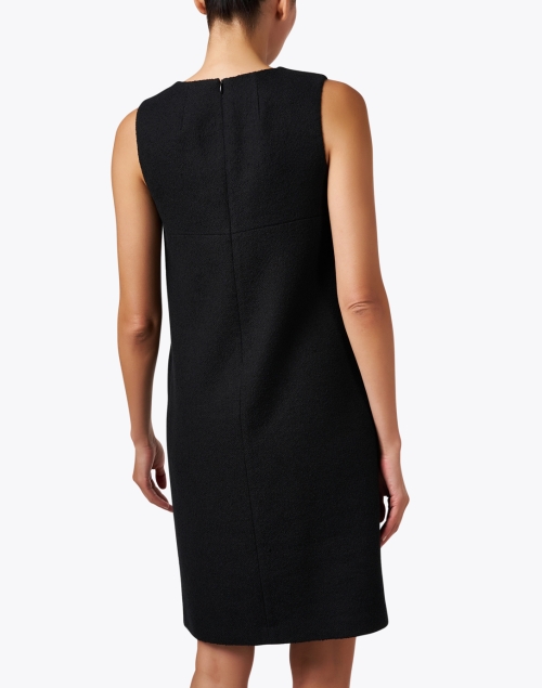 Back image - Paule Ka - Black Cotton Crepe Dress