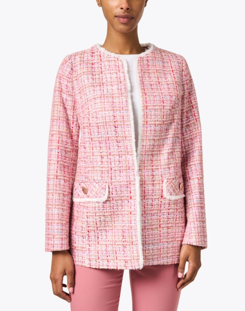 Front image - Helene Berman - Fran Pink Tweed Jacket