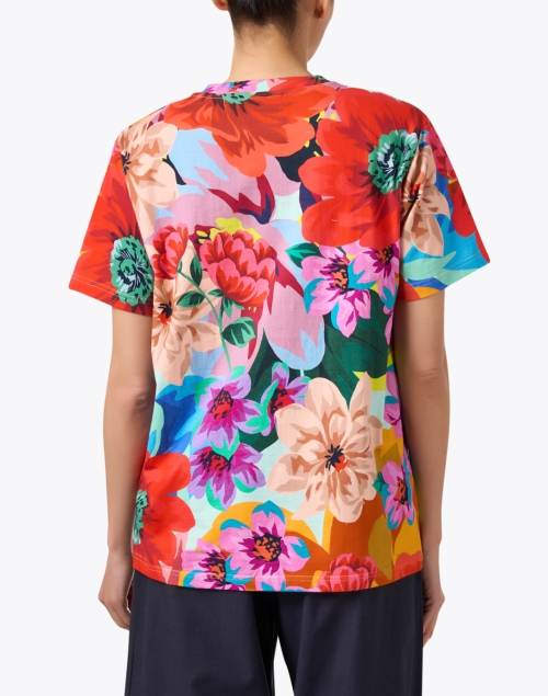 Back image - Megan Park - Lucia Floral Print Shirt