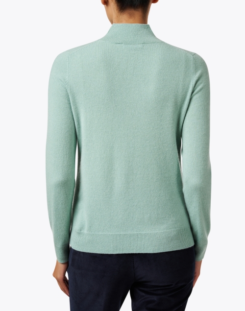 Back image - Repeat Cashmere - Aqua Green Cashmere Sweater
