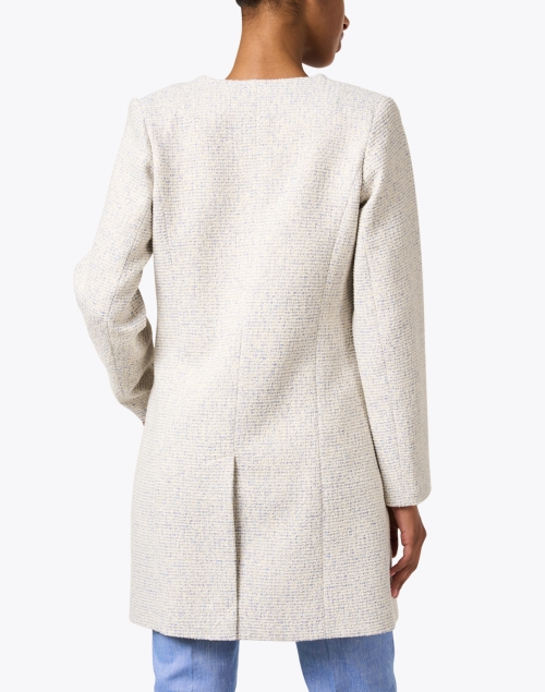 Back image - Helene Berman - Alice Ivory Lurex Tweed Jacket