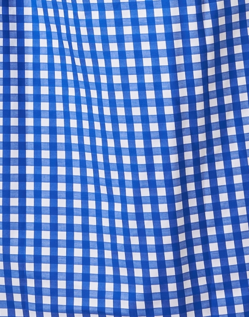 Fabric image - Hinson Wu - Tamron Blue Gingham Shirt Dress