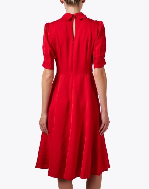 Back image - L.K. Bennett - Esme Red Shirt Dress