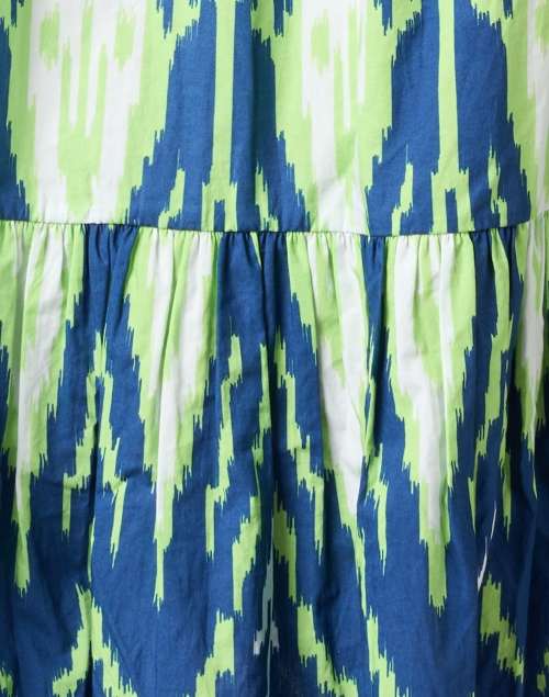 Fabric image - Figue - Bella Blue and Green Printed Dress