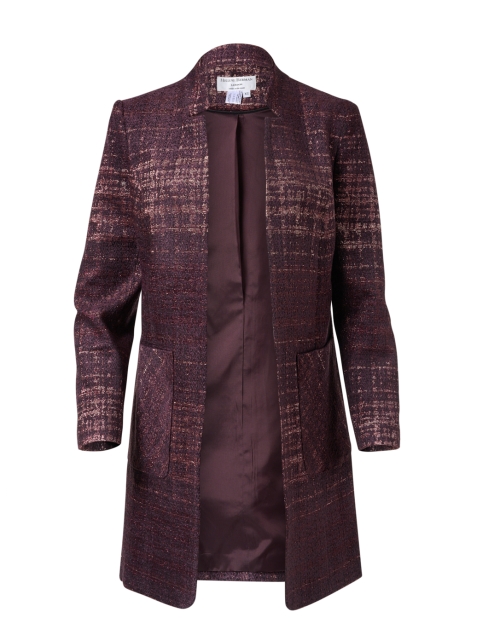 Product image - Helene Berman - Purple and Gold Metallic Tweed Jacket
