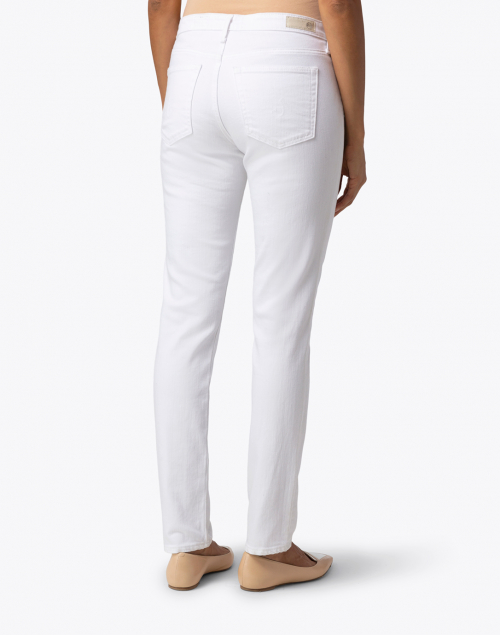 Back image - AG Jeans - Prima White Slim Leg Jean