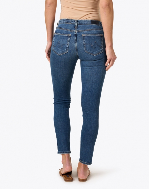 Back image - AG Jeans - Prima Blue Denim Slim Ankle Jean