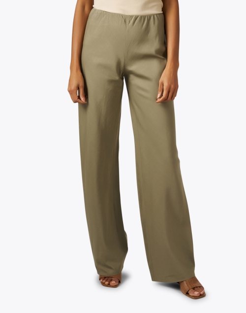 Front image - Vince - Green Straight Leg Pant