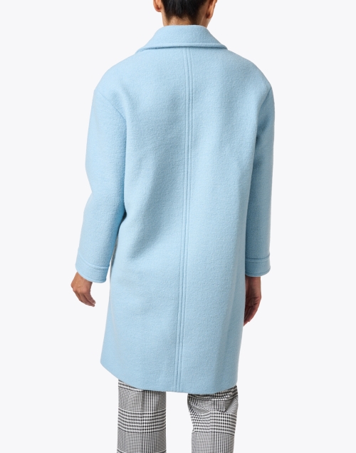 Back image - A.P.C. - Nina Light Blue Wool Coat