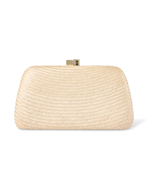 Product image - SERPUI - Tina Ivory Straw Clutch with Strap