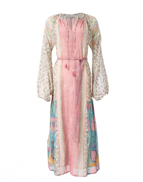 D'Ascoli - Cecile Pink Floral Cotton Voile Dress