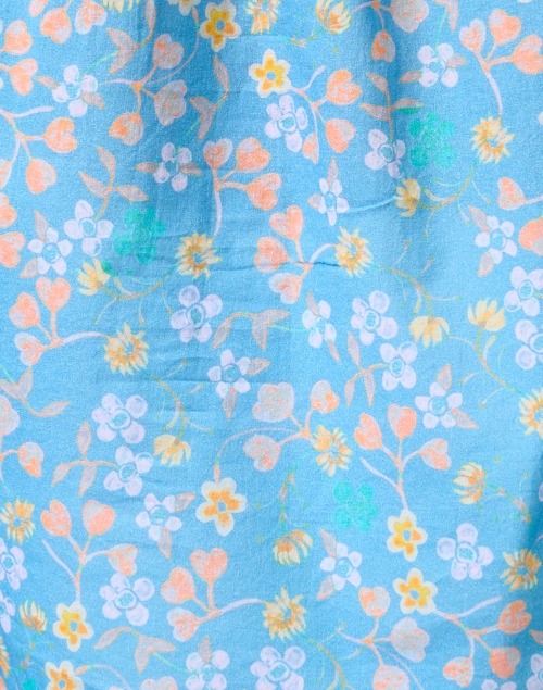 Fabric image - Soler - Villamarie Blue Print Cotton Top
