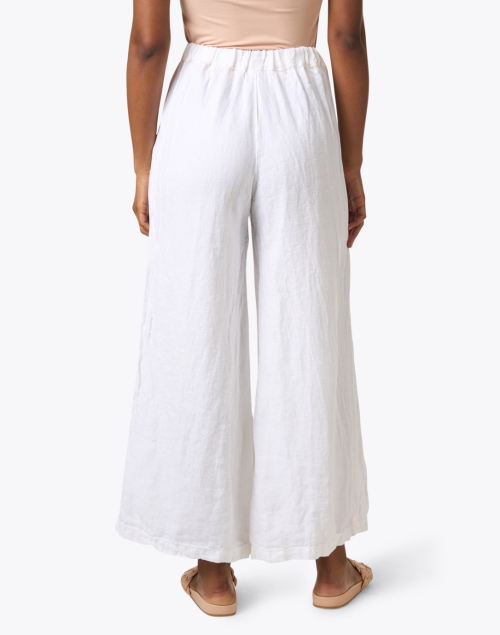 Back image - CP Shades - Wendy White Linen Pant