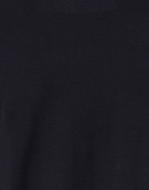 Fabric image - Majestic Filatures - Navy Stretch Henley Top