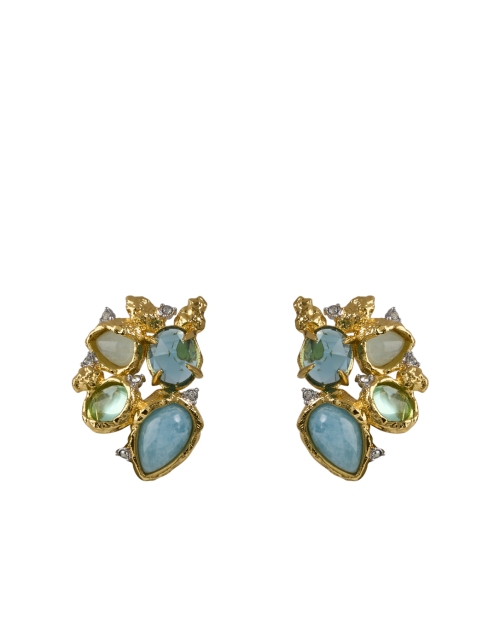 Product image - Alexis Bittar - Aquamarine Cluster Stud Earrings