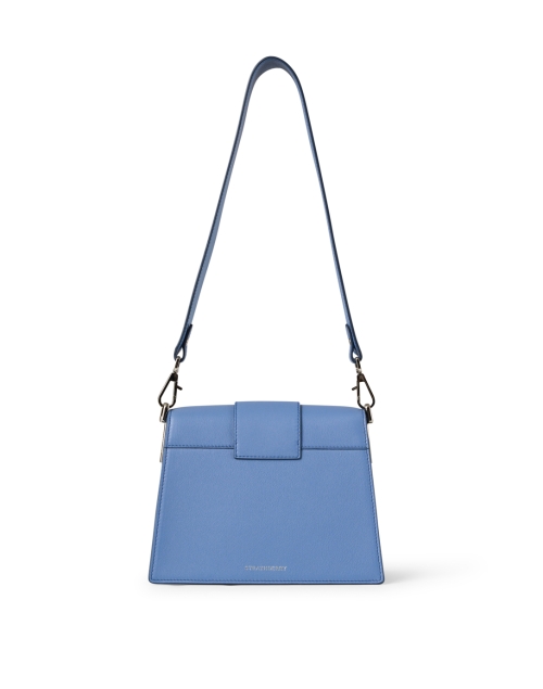 Back image - Strathberry - Blue Leather Shoulder Bag