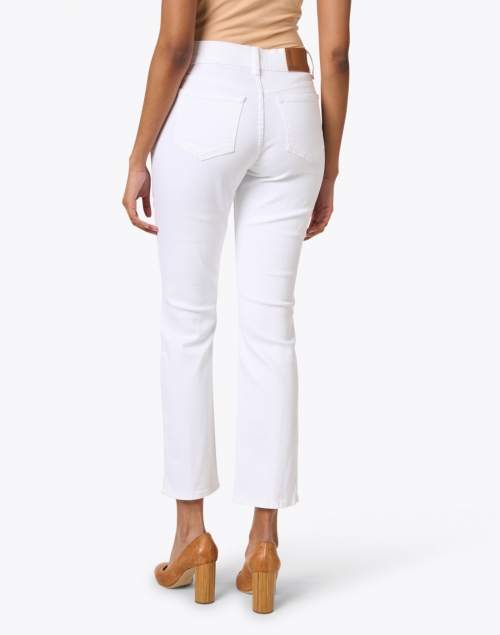 Back image - Lafayette 148 New York - Reeve White High Rise Straight Leg Jean
