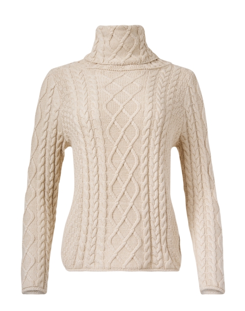 Product image - Burgess - Geneva Tan Cotton Cashmere Sweater