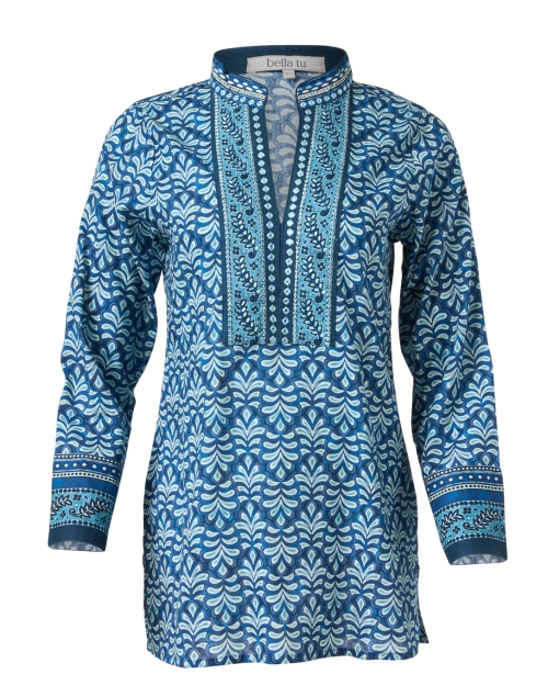 Product image - Bella Tu - Alice Blue Embroidered Tunic Top