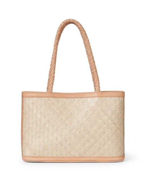 Product image - Bembien - Ella Natural Rattan and Caramel Leather Shoulder Bag