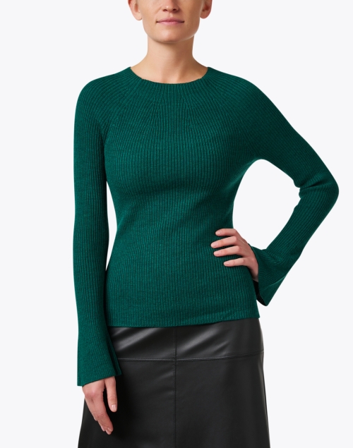 Front image - Kobi Halperin - Mercer Green Wool Sweater