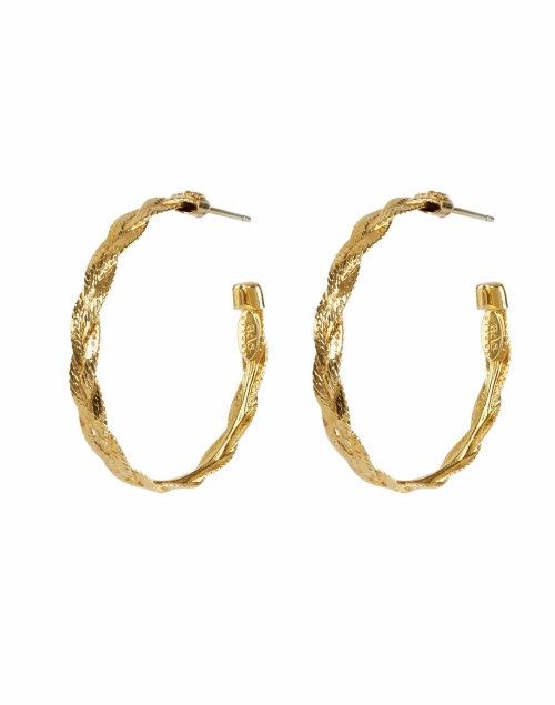 Product image - Gas Bijoux - Gold Braided Hoop Earrings
