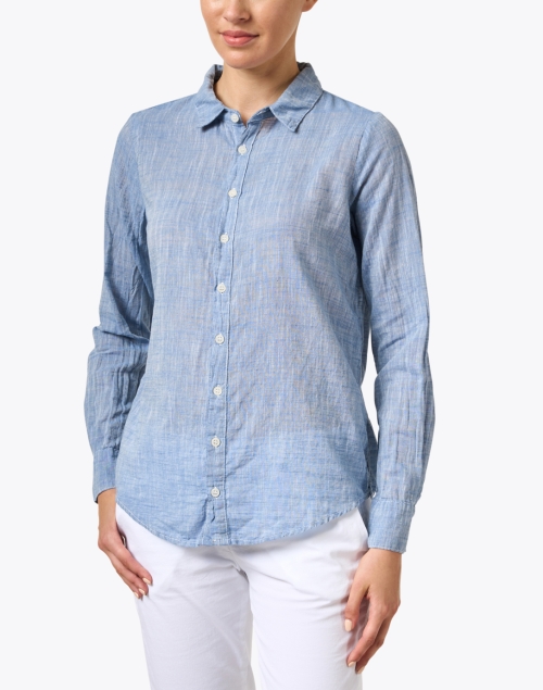 Front image - CP Shades - Romy Light Wash Cotton Shirt