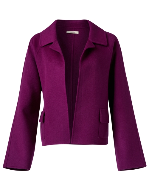Product image - Odeeh - Cyclamen Purple Wool Cashmere Jacket