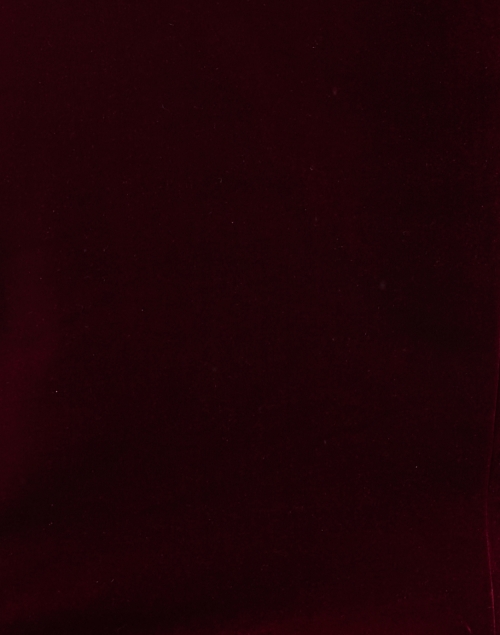 Fabric image - Chiara Boni La Petite Robe - Modesta Burgundy Velvet Ruffle Dress