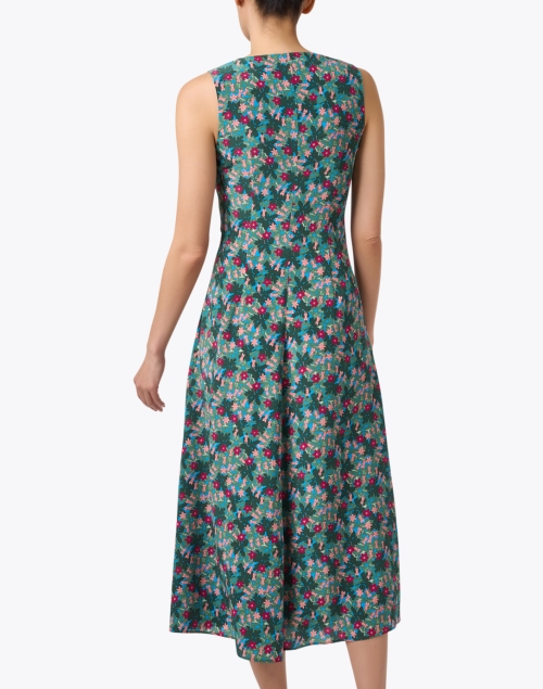 Back image - Weekend Max Mara - Ardenza Multi Print Silk Dress 
