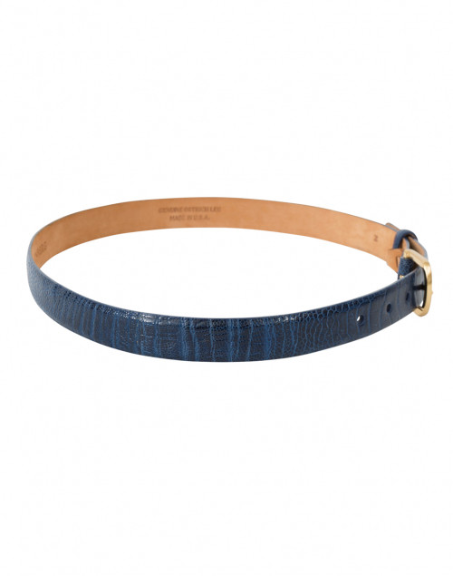 Back image - W. Kleinberg - Pacific Blue Ostrich Belt