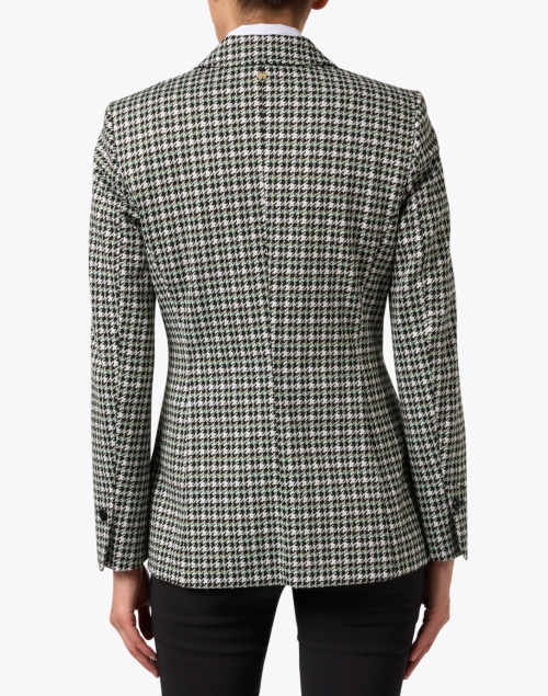 Back image - Marc Cain - Black and White Multi Houndstooth Stretch Blazer