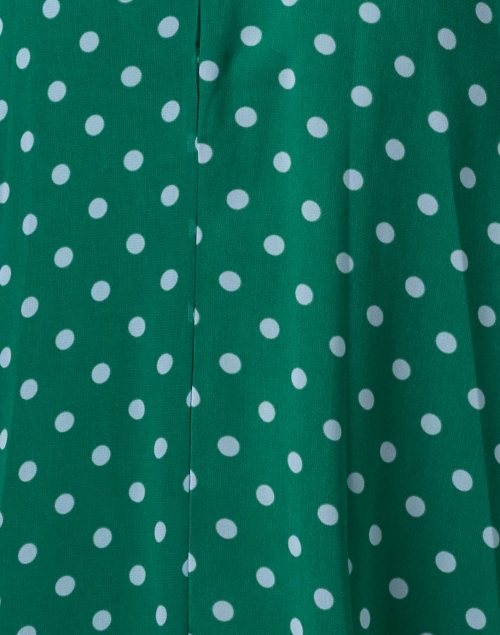 Fabric image - L.K. Bennett - Addison Green Dot Print Dress